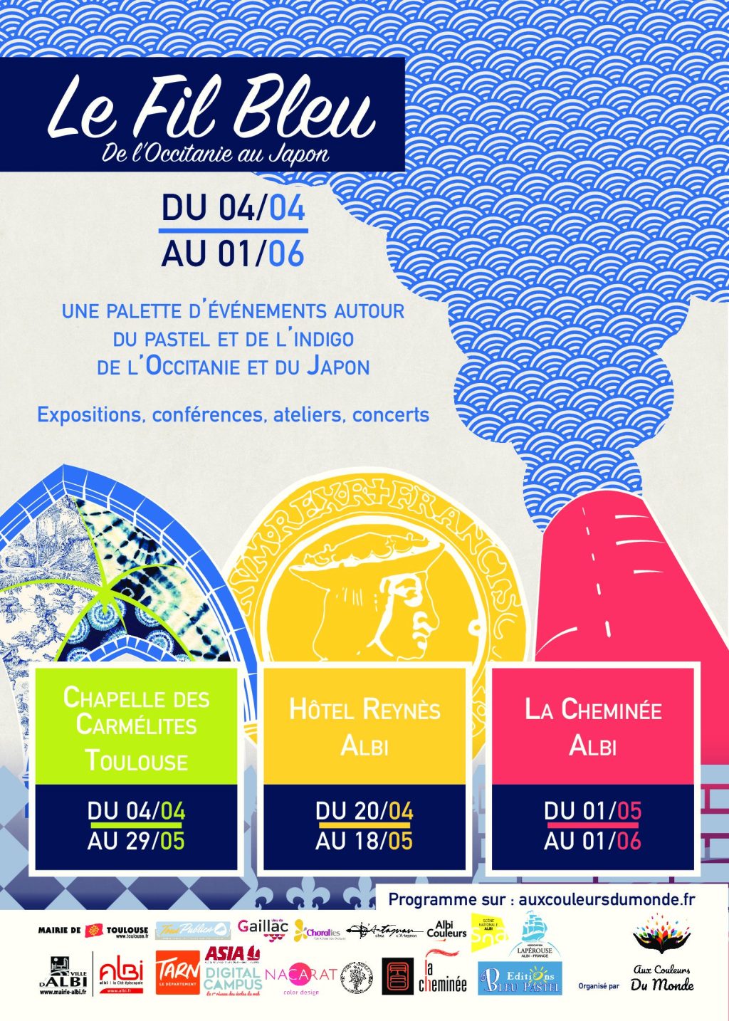 Événement – Le fil bleu, de l&rsquo;Occitanie au&nbsp;Japon