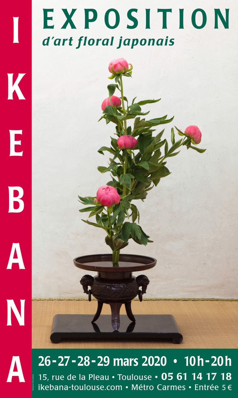 Toulouse – Exposition de printemps de l&rsquo;école d&rsquo;Ikebana de Toulouse du 26 au 29 mars&nbsp;2020
