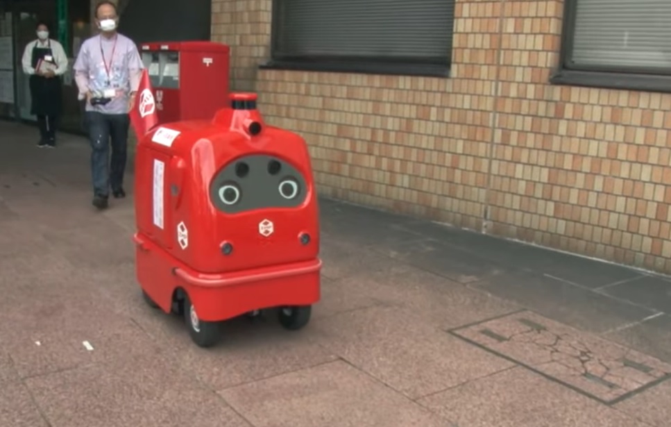 La poste japonaise lance un robot pour distribuer le courrier à&nbsp;Tokyo.