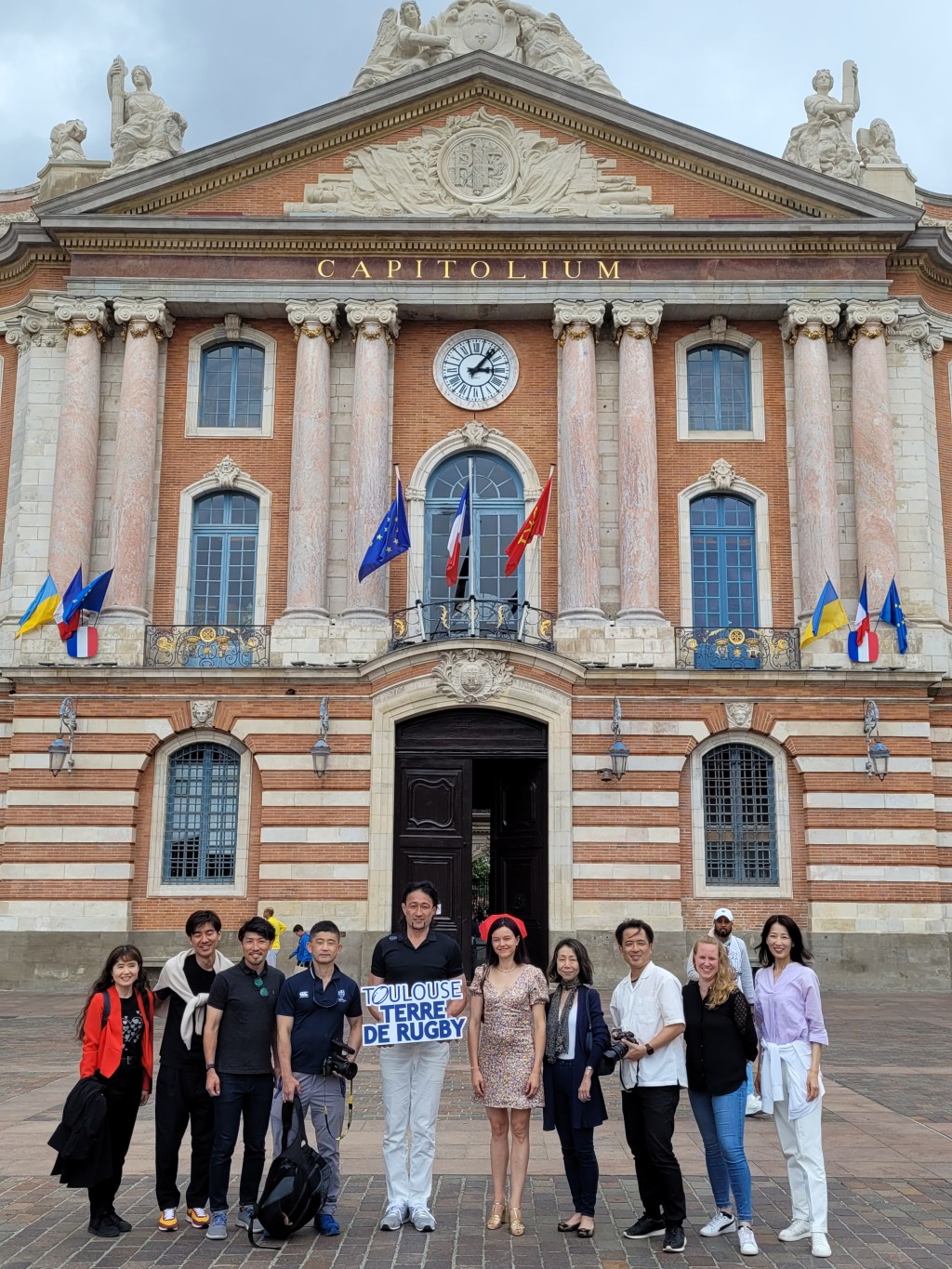 Coupe du monde de rugby – Une délégation japonaise était en visite à Toulouse pendant trois&nbsp;jours