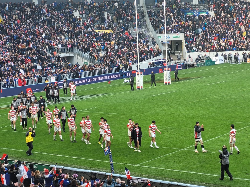 Rugby : Le Japon s&rsquo;incline face au XV de France au Stadium de&nbsp;Toulouse