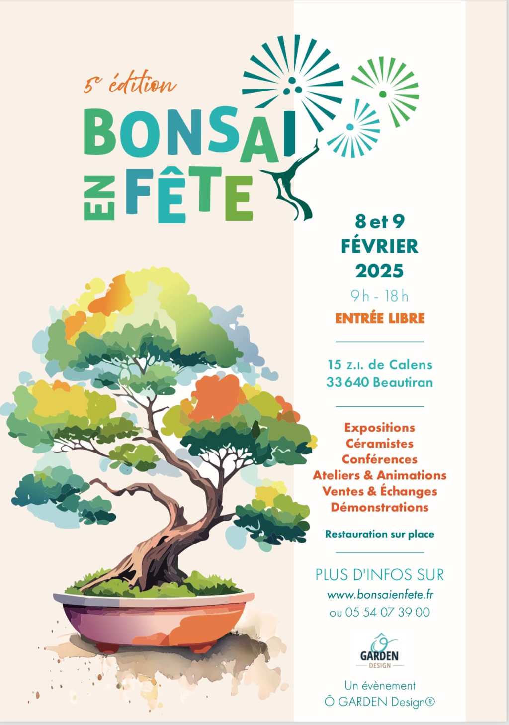 Bonsaï en Fête à Beautiran : Un rendez-vous incontournable pour les passionnés les 8 et 9 février&nbsp;2025